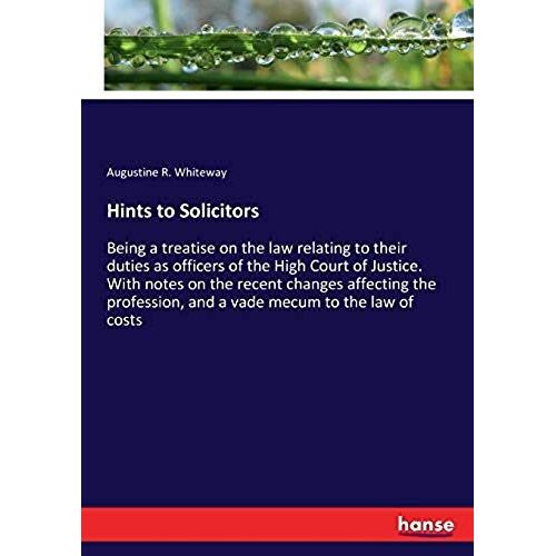 Hints To Solicitors
