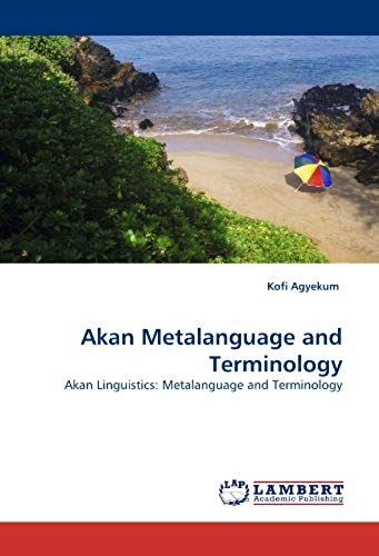 Akan Metalanguage And Terminology