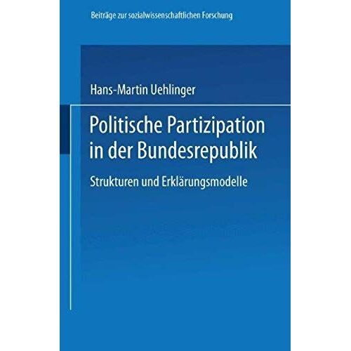 Politische Partizipation In Der Bundesrepublik