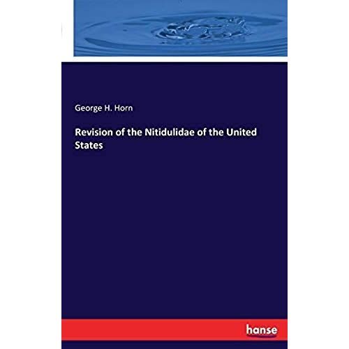 Revision Of The Nitidulidae Of The United States