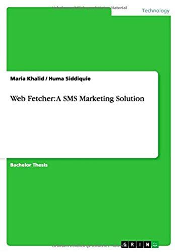 Web Fetcher: A Sms Marketing Solution