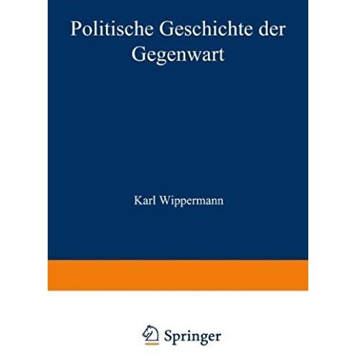 Politische Geschichte Der Gegenwart