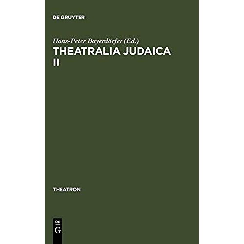 Theatralia Judaica Ii