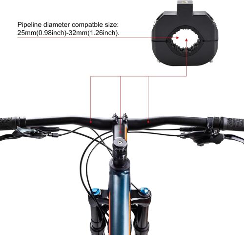 Support pour haut-parleur JBL Clip 5 / Clip 4 Accessoires de haut-parleur JBL Clip 5 / Clip 4 Support vélo compatible avec vélos et motos