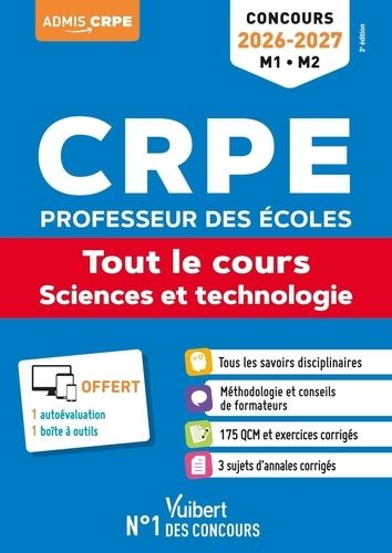 Crpe Professeur Des Écoles - Tout Le Cours - Sciences Et Technologie