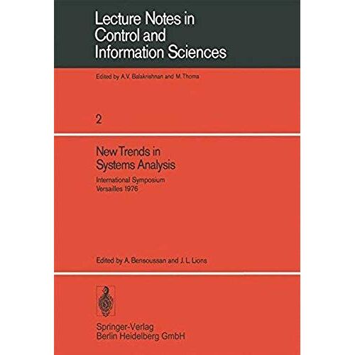 New Trends In Systems Analysis