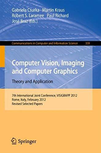 Computer Vision, Imaging And Computer Graphics - Theory And Applications