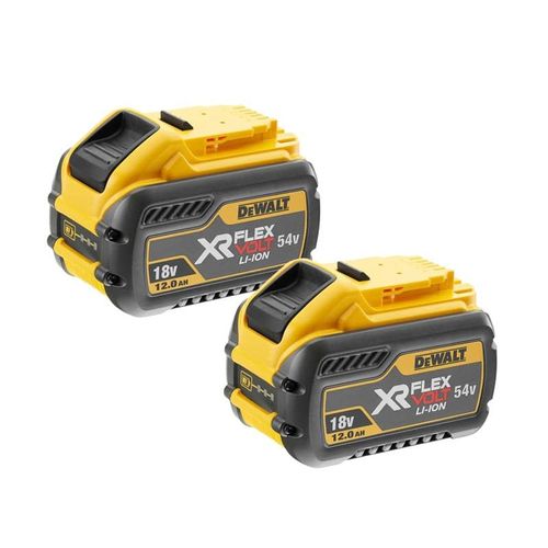 Lot de 2 batteries 18/54V XR FLEXVOLT 12,0 Ah - DEWALT DCB548Y2