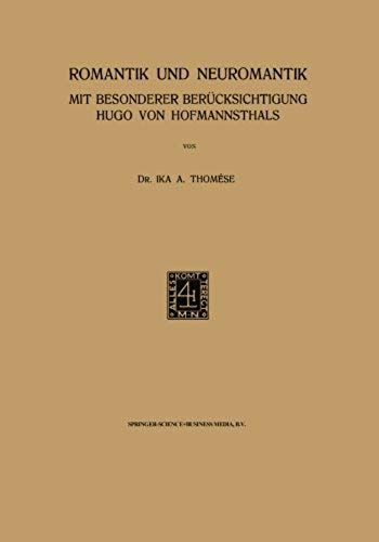 Romantik Und Neuromantik