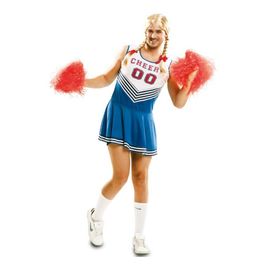 Déguisement Cheerleader Blanc Et Bleu Pour Homme