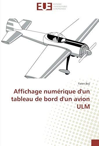 Affichage Numérique D'un Tableau De Bord D'un Avion Ulm