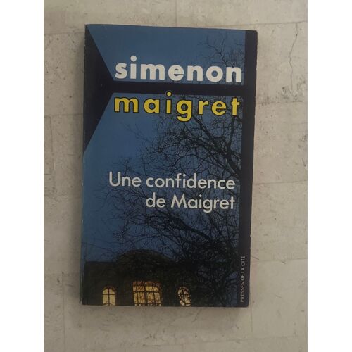 Maigret : Une Confidence De Maigret, De Georges Simenon 