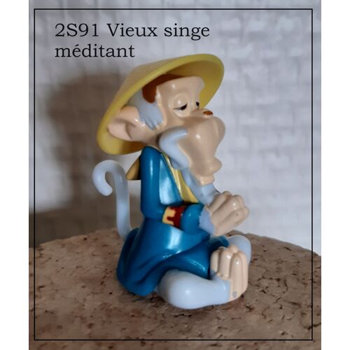 Kinder Série Singes Karaté 2006/2007 - 2s91 Vieux Singe Méditant