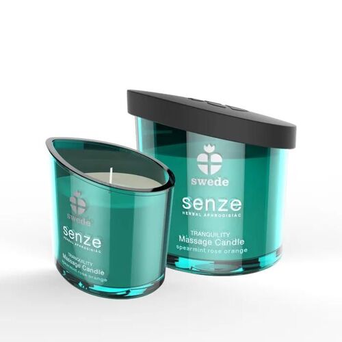 Bougie De Massage Tranquility Swede - Menthe Verte, Rose Et Orange 150 Ml