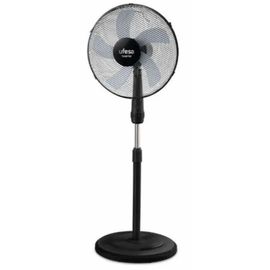 Ventilateur sur Pied UFESA SEATTLE Noir - 50 W - Blanc