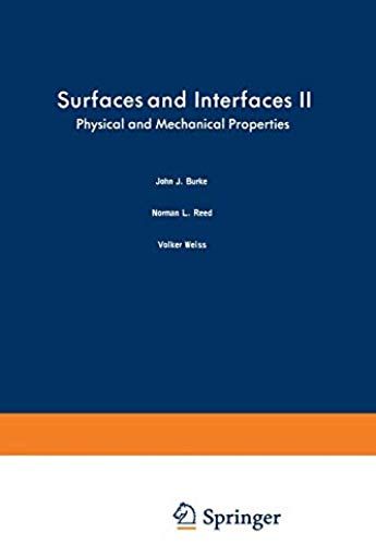 Surfaces And Interfaces Ii