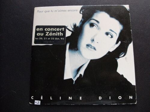 Cd Celine Dion Pour Que Tu M'Aimes Encore Edition 1995