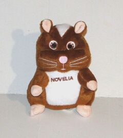 Doudou Peluche Hamster Novelia Les Petites Maries 18cm