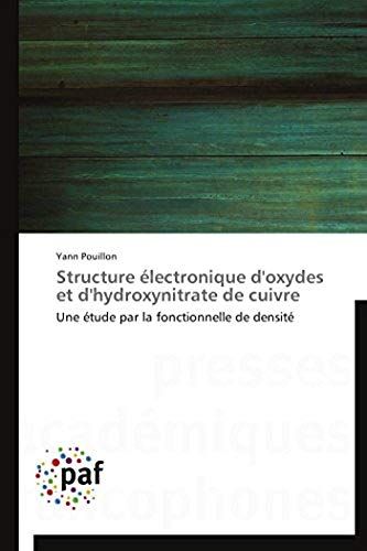 Structure Électronique D'oxydes Et D'hydroxynitrate De Cuivre