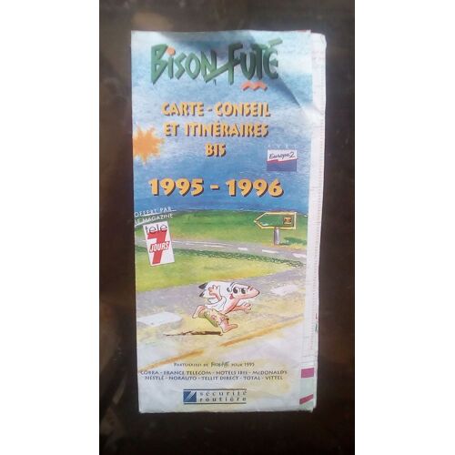 Carte Conseil-Conseil Et Itineraires Bis Bison Fute/1995/1996.