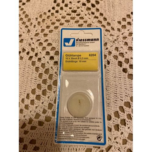 Lampe, Glühlampe, 16 V 30 Ma, Diam. 2,3 Mm, Réf 6204, Viessmann-Viessmann