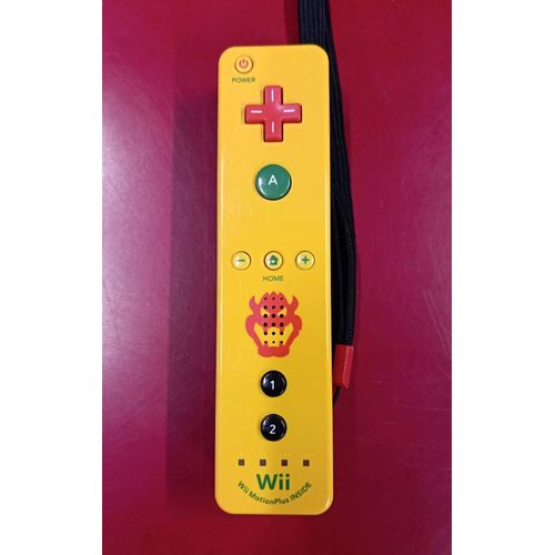 Wii Remote Plus Bowser - Accessoires de jeu Nintendo Wii - Manette Wii Motion Plus