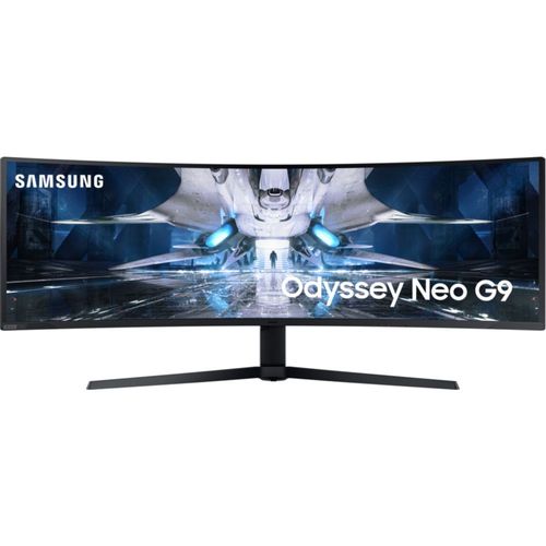 Samsung Odyssey Neo G9 S49AG950NU - Moniteur QLED - incurvé - 49" (48.7" visualisable) - 5120 x 1440 Dual Quad HD @ 240 Hz - VA - 2000 cd/m² - 1000000:1 - HDR10+ - 1 ms - 2xHDMI, DisplayPort -...