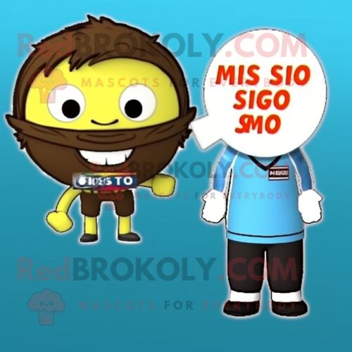 Personnage De Costume De Mascotte Redbrokoly Rust Miso Soup Habillé D'un Maillot De Bain Une Pièce Et De Boutons De Manchette