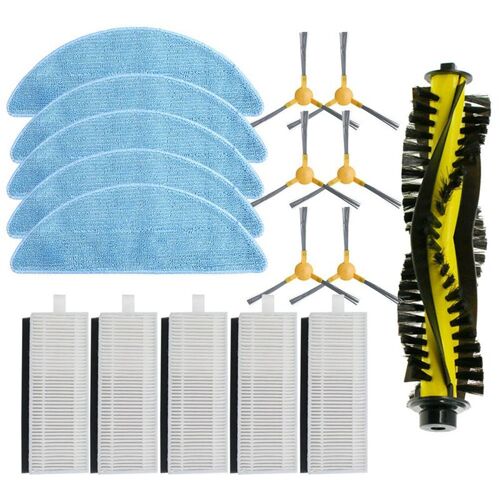 Kit de remplacement d'accessoires pour aspirateur Robot Mamibot Exvac660 880, brosse latérale principale, filtre Hepa, chiffon de vadrouille
