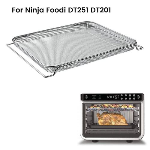 Mir de friteuse à air en acier inoxydable pour Ninja Foodi DTsplead DT201, poêle de four à air de remplacement, accessoires ménagers