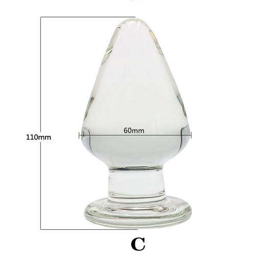 Extenseur Anal De Grande Taille De 60mm De Diamètre, Dilatateur En Verre, Plug Anal, Éthicateur De Point G, Anus, Mastjaune, Jouets Sexuels, 7.0, Pour Adulte