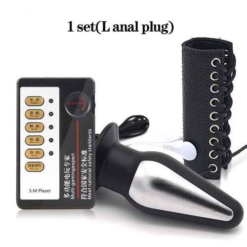 Anneau De Bondage Du Pénis À Manchon En Cuir Pour Hommes, Anneau Pénien, Jouets Sexuels, Unis Issement Électrique, Plug Anal, Électro-Choc, Unis Isseur