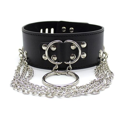 Chaîne En Métal En Cuir Pour Adultes, Jeux D'esclave, Bdsm, Colliers De Cou, Jouets Sexuels Pour Couples, Outils De Bondage, Cosplay