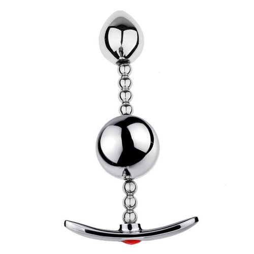 Plug Anal En Métal Balançoire Portable Pour Hommes Et Femmes, Dilatateur D'anus, Perles De Jaune De Mast, Stimulateur De Point G, Plug Anal En Diamant, Jouets Sexuels Pour Adultes