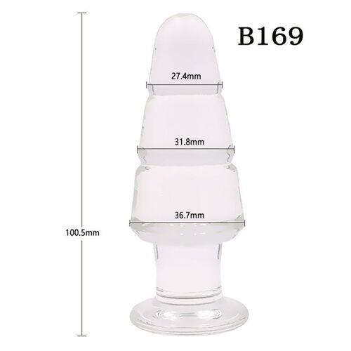 Dilatateur Anal En Verre Pour Femme, Gode Pour Point G, Jouets Sexuels Pour Adulte, Stimulateur De Jaune D'anus, Plug Anal En Verre, 7,0