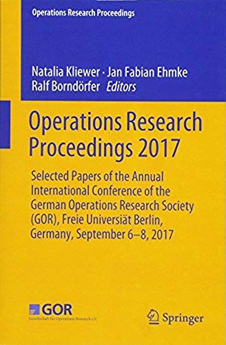 Operations Research Proceedings 2017