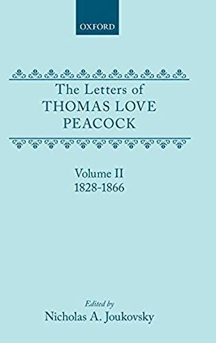 The Letters Of Thomas Love Peacock