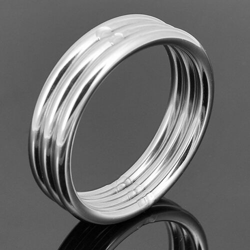 Anneau De Pénis En Acier Inoxydable Pour Homme, Bondage Du Scrotum, Retard Des Anneaux, Jouets Sexuels Pour Adultes, Produits Métalliques Cbt Cockring, 40mm, 45mm, 50mm
