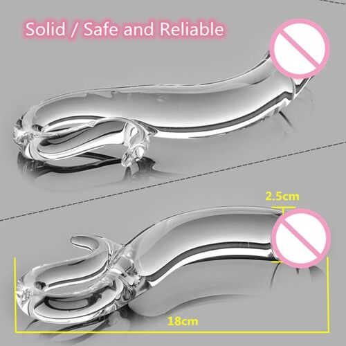 Gode Élen Cristal De Verre Pyrex, Plug Anal Anal Pour Hommes Et Femmes, Bondage Gay, Massage De La Prostate, Faux Pénis, Jouets Sexuels, 25mm