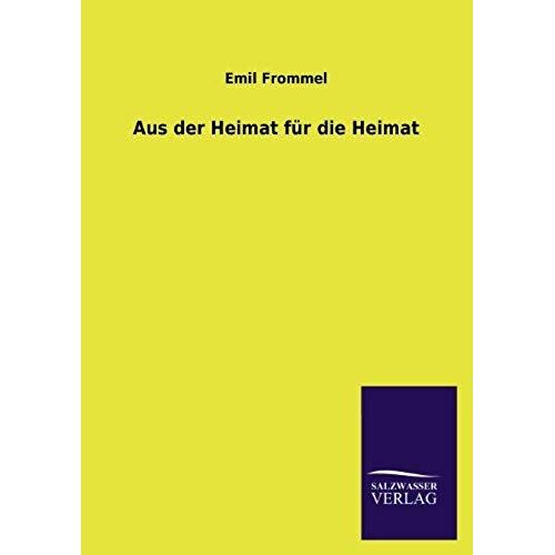 Aus Der Heimat Für Die Heimat