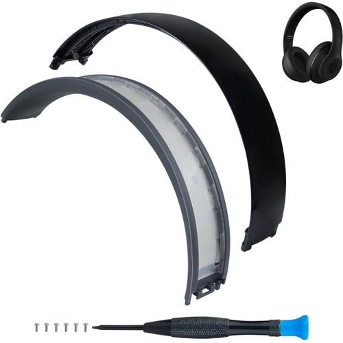Bandeau Headband de Rechange pour Beats Studio 2 & Studio 3 Wired &Wireless Headphones Casque(Studio 2-Noir Brillant)