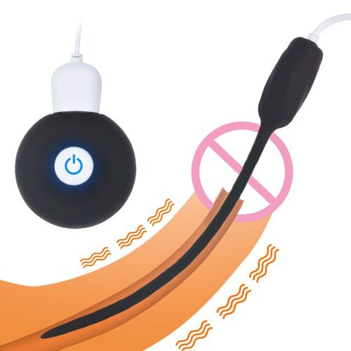 Vibromasseur Urétral En Silicone Pour Homme, Prise De Pénis, Jouets Sexuels, Dilatateurs Urétraux, Insertion De Pénis, Chargement Usb, 20-Mort, Son, Le Plus Récent