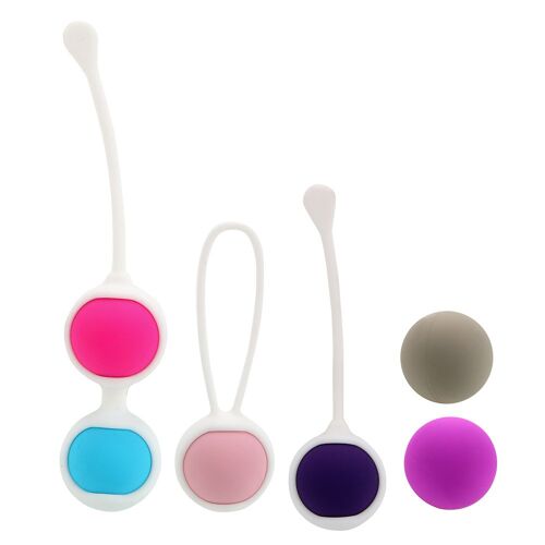 Machine D'exercice Pour Serrer Le Vagin 6 Pièces/Ensemble, Balle Intelligente En Silicone Pour Adultes, Kegel Ben Wa, Jouets Sexuels Pour Femmes