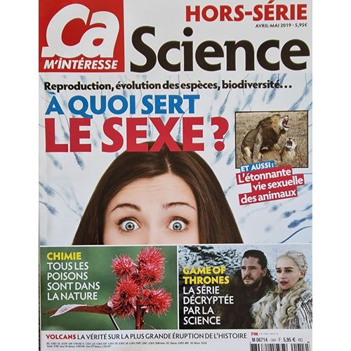 Ça M'Intéresse Science 14 H À Quoi Sert Le Sexe ? / Game Of Thrones