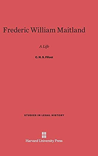 Frederic William Maitland