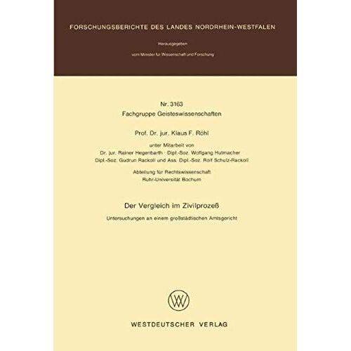 Der Vergleich Im Zivilprozeß