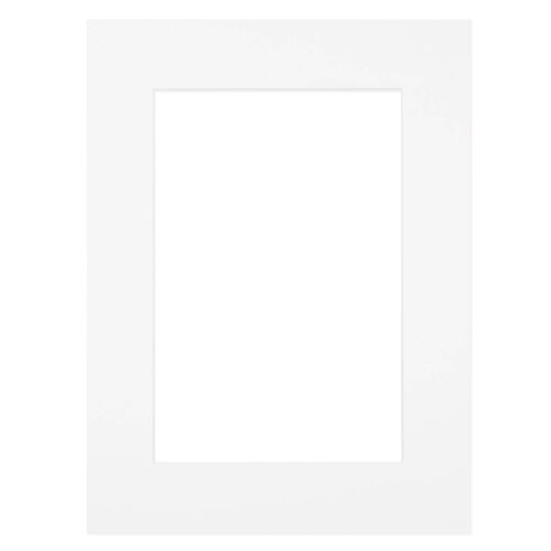 Passe-partout blanc 40x50 cm ouverture 24x30 cm