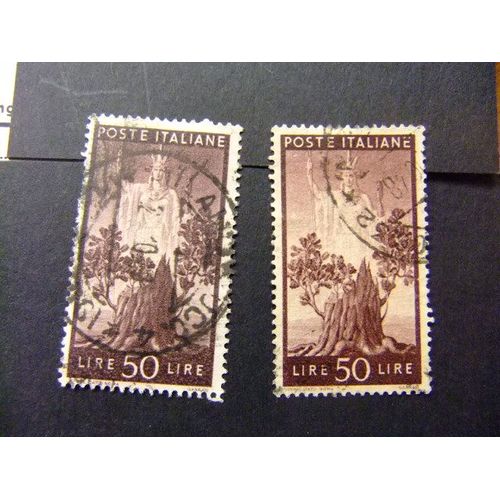 L 122 Italia Italie 1945 1948 / Italia/ Yvert 502 Fu