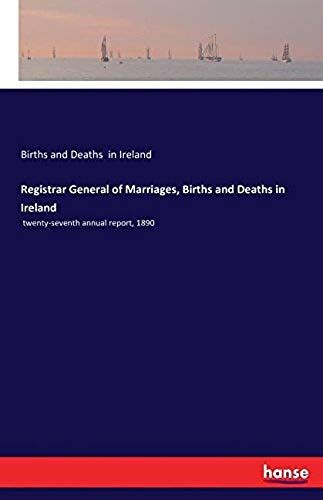 Registrar General Of Marriages, Births And Deaths In Ireland