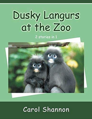 Dusky Langurs At The Zoo